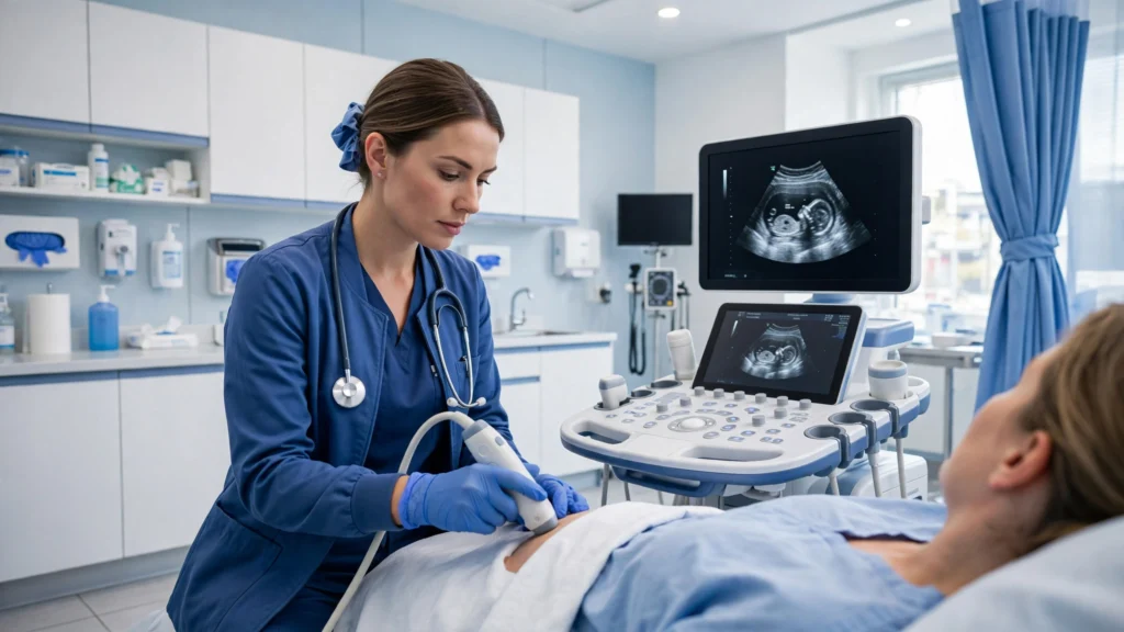 ultrasound photoreal scene
